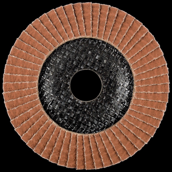 Tryolit Abrasives TYROLIT Premium Flap Disc for Non-Ferrous Metals, 4-1/2" x 7/8", Type 27, 40 Grit 34334907 - main